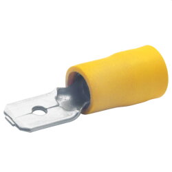 Klauke Flachstecker 6,3x0,8mm 4-6qmm verzinnt isoliert 850