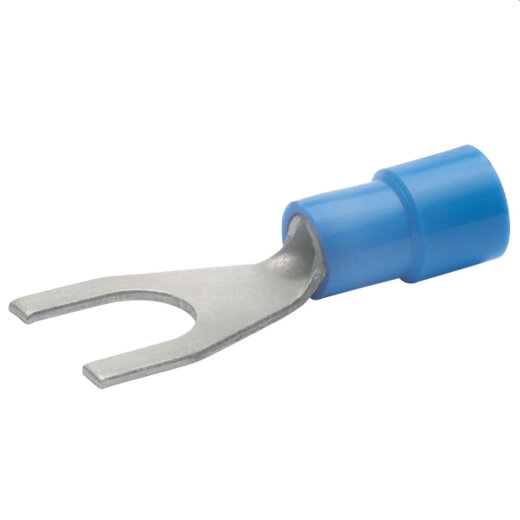 Klauke Quetschkabelschuh n. DIN Gabelform M5 1,5-2,5qmm isoliert 630C5
