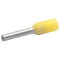 Klauke Aderendhülse n. DIN 0,25qmm 8mm hellgelb VZ isoliert 1678