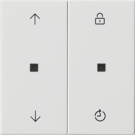 Gira Bedienaufsatz 536303 S3000 Memory System 55 reinweiss 536303