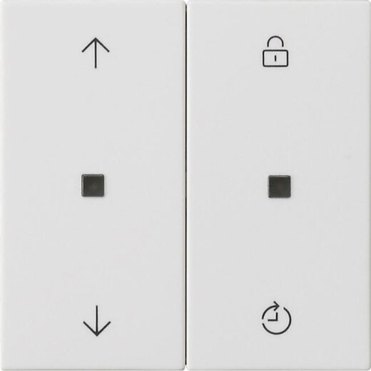 Gira Bedienaufsatz 536327 S3000 Memory System 55 reinweiss 536327