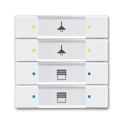 Busch-Jaeger 6127/02-84 4fach Bedienelement