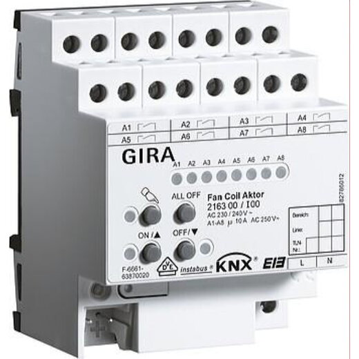 Gira Aktor 216300 KNX/EIB Fan Coil REG plus