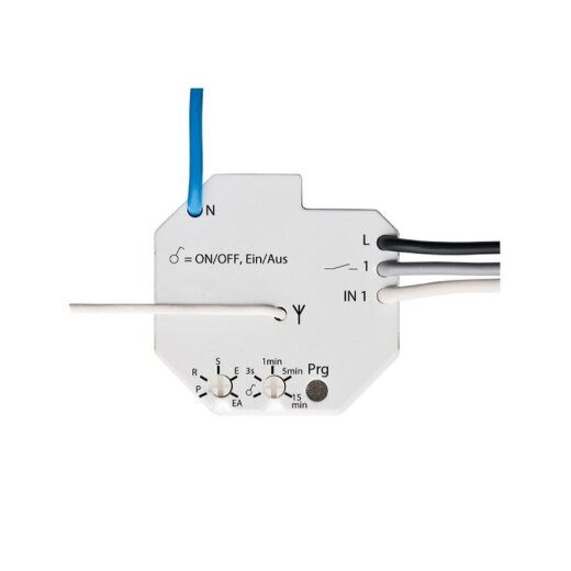 Busch-Jaeger 6701-101 WaveLine 1fach mit Nebenstelle Schaltaktor