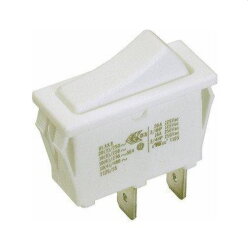 Bachmann Wippschalter 924.090 1polig weiss/weiss