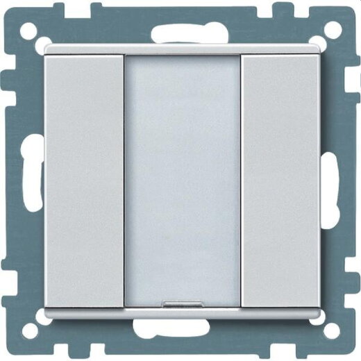 Merten Taster 627519 1fach polarweiss System M