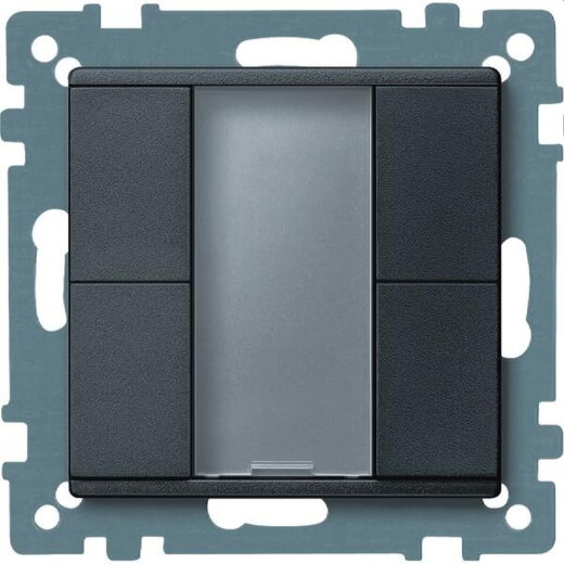 Merten Taster 627614 2fach plus anthrazit System M