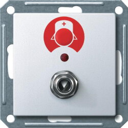 Merten Ruftaster MEG4847-0325 aktivweiss glaenzend