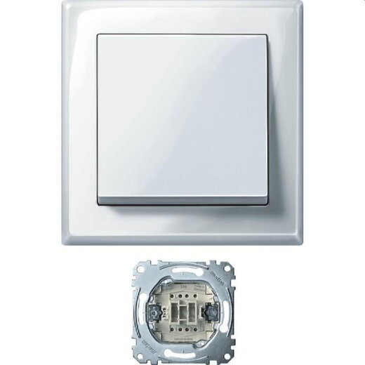 Merten Schalter MEG3341-1419 Jumbo polarweiss glaenzend