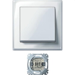 Merten Schalter MEG3341-1419 Jumbo polarweiss glaenzend