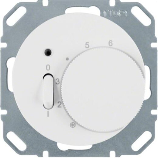 Berker Temperaturregler M320302089 polarweiss glaenzend