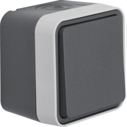 Berker Wechselschalter M330763505 lichtgrau