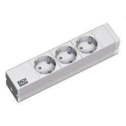 Bachmann Steckdosenleisten 333.417 RAL7035 183mm"