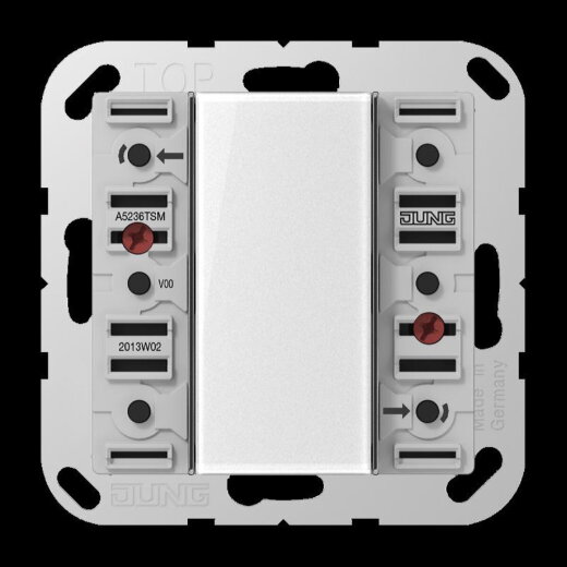 Jung Tastsensor-Modul 24 V AC/DC, 20 mA 3-kanalig, 6 Schaltpunkte, Serie AS/A A5236TSM