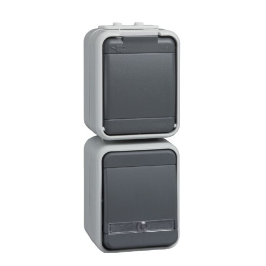 ELSO Kombination 448649 senkr. AquaTop licht/basaltgrau