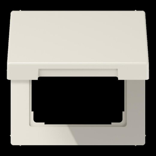 Jung Klappdeckel mit Rückstellfeder, Duroplast, Serie LS, weiß LS990KL