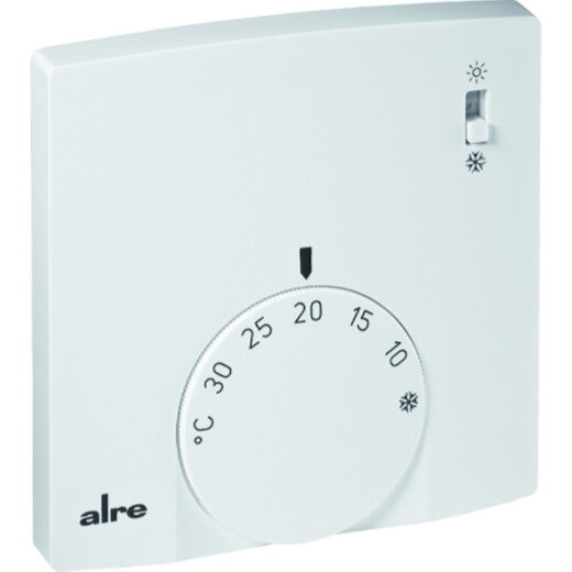 Alre-It AP-Raumtemperaturregler flach RTBSB-201.065 5-30°C Heizen/Kühlen MA300500
