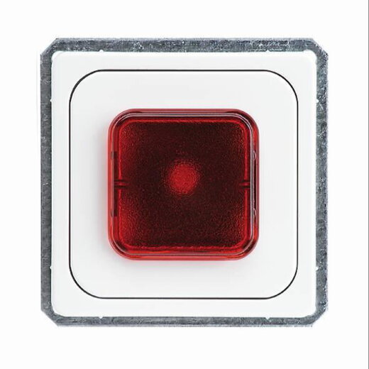 ELSO Lichtsignal 216014 E10 rote Haube reinweiß