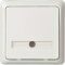 ELSO Taster 506334 42V/1A AP flach bel. reinweiß