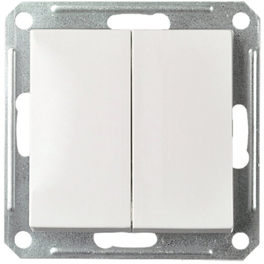 ELSO Doppelwechselschalter 371664 16A JOY reinweiß