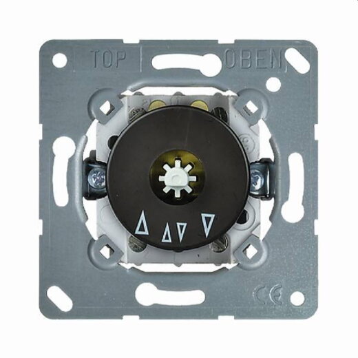 ELSO Jalousiedrehschaltereinsatz 121820 2polig 10A