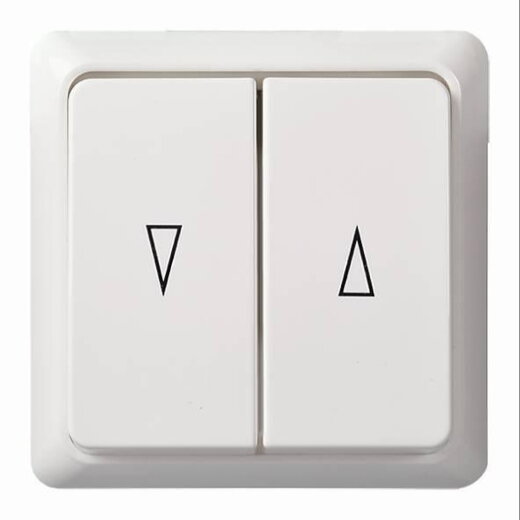 ELSO Jalousietaster 502804 10A RENOVIERUNG reinweiß