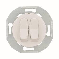 ELSO Serienschalter WDE011016 mit Zentralplatte ws Renova