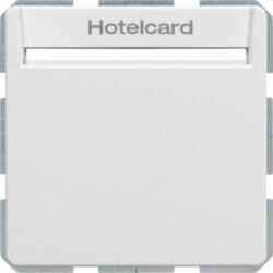 Berker Hotelcard-Schaltaufsatz 16406099 polarweiss samt...