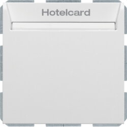 Berker Hotelcard-Schaltaufsatz 16409909 polarweiss matt...