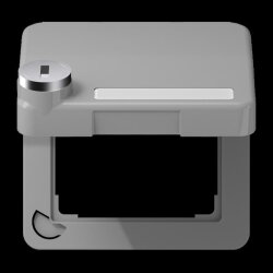 Jung Klappdeckel mit Rückstellfeder, mit...