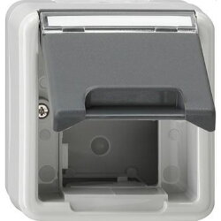 Gira Gehäuse 026230 f. Datentechnik WG AP grau