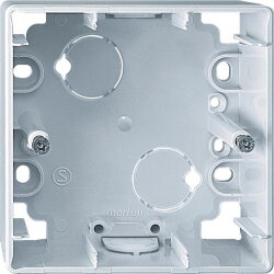 Merten AP-Gehäuse 519125 1fach aktivweiss glaenzend