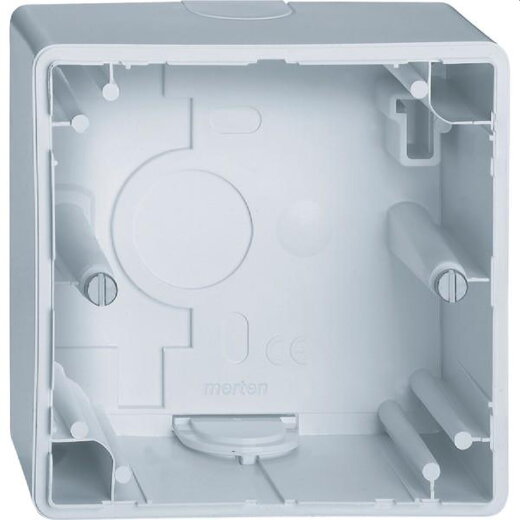 Merten AP-Gehäuse MEG4014-1425 1fach aktivweiss glaenzend