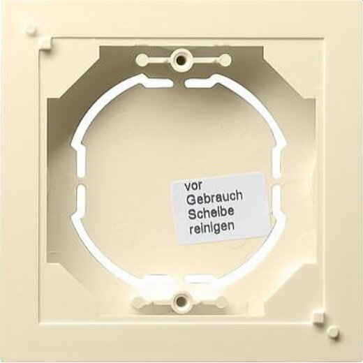 Gira AP-Gehäuse 021901 1fach flach Standard 55 cremeweis