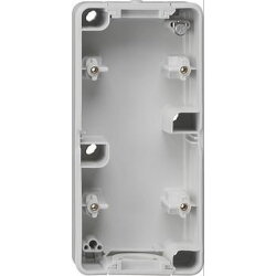 Gira Gehäuseunterteil 093830 2fach senkrecht WG AP grau