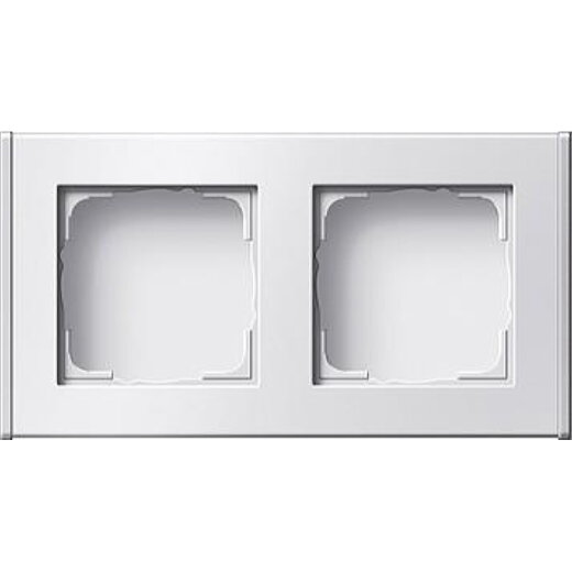 Gira Profil 136227 2fach 55 Farbe reinweiss