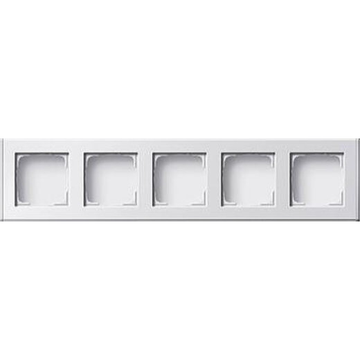 Gira Profil 136427 5fach 55 Farbe reinweiss