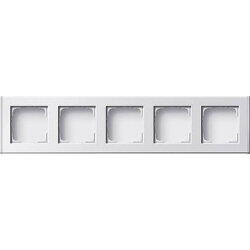 Gira Profil 136427 5fach 55 Farbe reinweiss