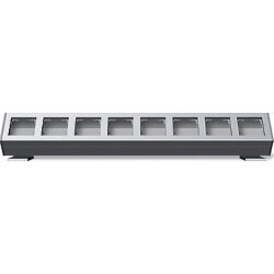 Gira Profil 119826 8fach + Winkel 55 Aluminium