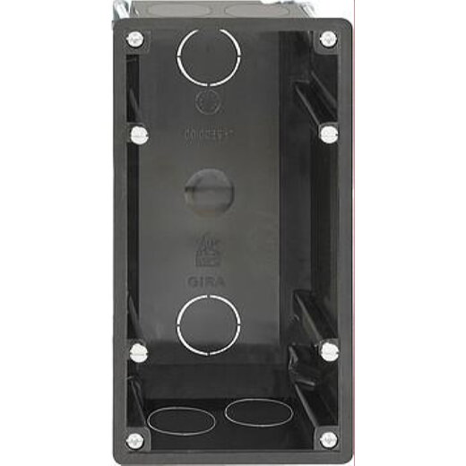 Gira Einbaudose 281900 2fach fuer Rasierersteckdose