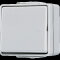 Jung Wippschalter, Universal Aus-Wechsel, 10 AX 250 V ~, IP 44, WG 600 606W