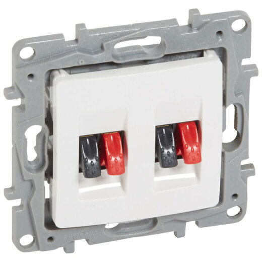 Legrand Lautsprecher 664781 Niloe 2fach ultraweiss