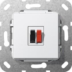 Gira Anschluss 569203 Einsatz 1fach reinweiss