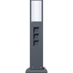 Gira Säule 134928 769mm Licht 3xLeer anthrazit