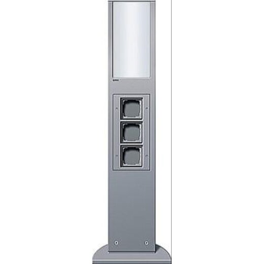 Gira Säule 134926 769mm Lichtelement 3xLeer Alu