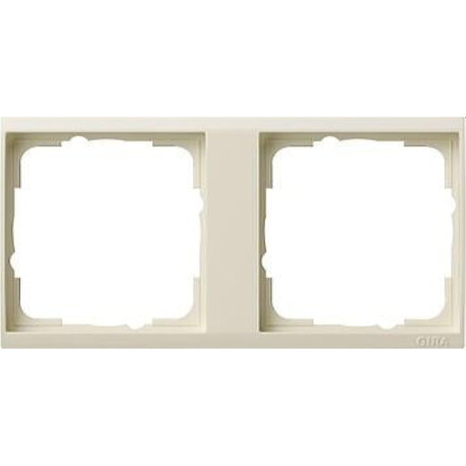 Gira Tragplatte 1462721 2fach Gira Event Klar cremeweiss