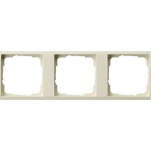 Gira Tragplatte 1463721 3fach Gira Event Klar cremeweiss