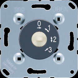 Jung Drehschalter, 3-Stufen-Schalter m. AUS-Stellung...