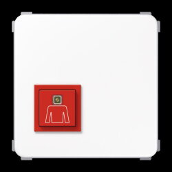 Jung Notrufsystem Ruftaster, Serie CD, alpinweiß...