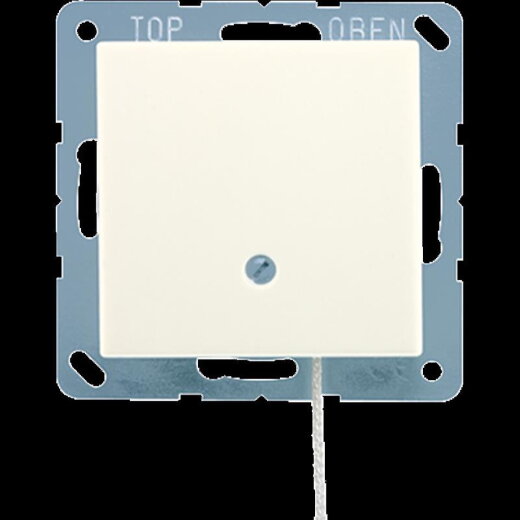 Jung Zug-Wechselschalter, Serie AS, weiß A506BFNUZ